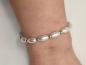 Preview: Perlenarmband weiß/Silber