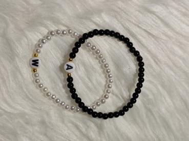 Preview: Partnerarmbänder mit Anfangsbuchstaben