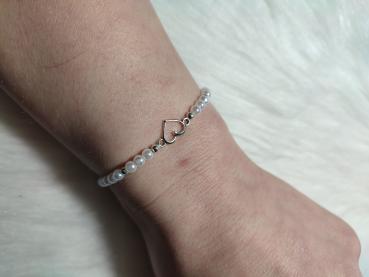 Armband Herz silber