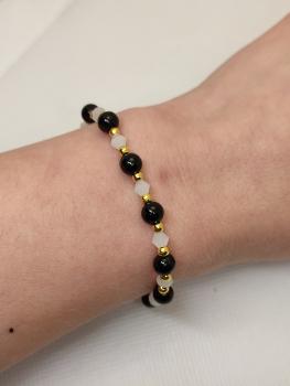 Armband Schwarz/Weiß