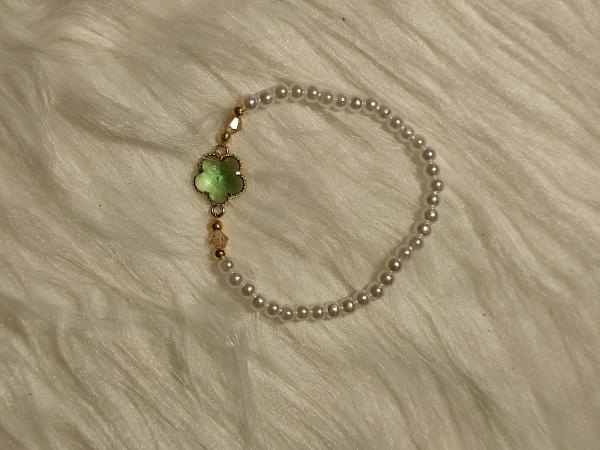 Armband Kleeblatt Grün