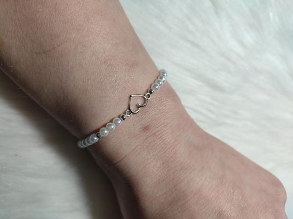 Armband Herz silber
