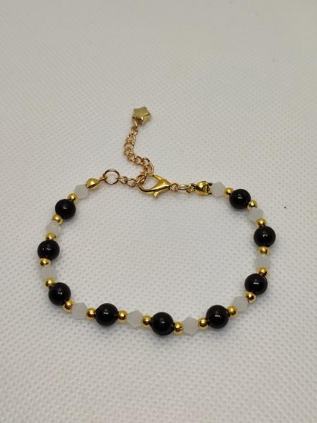 Armband Schwarz/Weiß