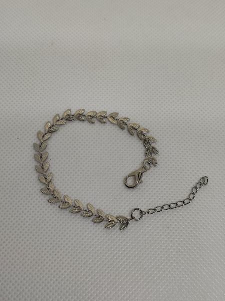 Armband blätter silber
